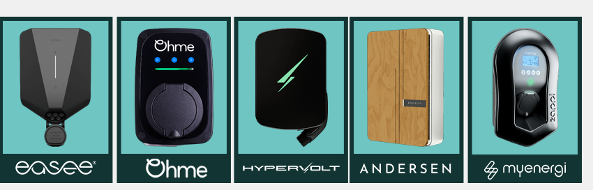 Range of EV chargers from Easee, Ohme, Hypervolt, Andersen, and myenergi Zappi available from Evergy, Thame’s local EV charger supplier.